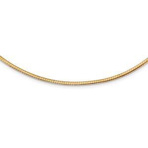 2mm Sterling Silver & 14k Gold Plated Cubetto Necklace, 16-18 Inch
